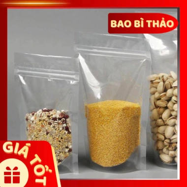 Túi Zip Trong Đáy Đứng 1kg - 2 Mặt Trong, Bảo Quản An Toàn, Giá 50.900₫