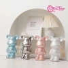Tượng Decor Gấu Bearbrick Gốm Mạ Tinh Điện Cao Cấp - Trang Trí Bàn Học và Nhà Cửa 95.5k
