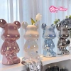 Tượng Decor Gấu Bearbrick Gốm Mạ Tinh Điện Cao Cấp - Trang Trí Bàn Học và Nhà Cửa 95.5k 4