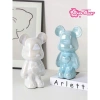 Tượng Decor Gấu Bearbrick Gốm Mạ Tinh Điện Cao Cấp - Trang Trí Bàn Học và Nhà Cửa 95.5k 9