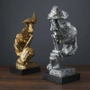 Tượng decor Không nghe, Không nói, Không nhìn - Set bộ tam không, trang trí phòng khách & cafe, giá ưu đãi 219.000₫ 3