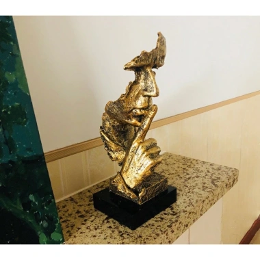 Tượng decor Không nghe, Không nói, Không nhìn - Set bộ tam không, trang trí phòng khách & cafe, giá ưu đãi 219.000₫