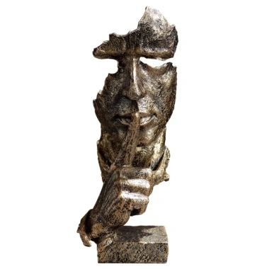 Tượng decor Không nghe, Không nói, Không nhìn - Set bộ tam không, trang trí phòng khách & cafe, giá ưu đãi 219.000₫