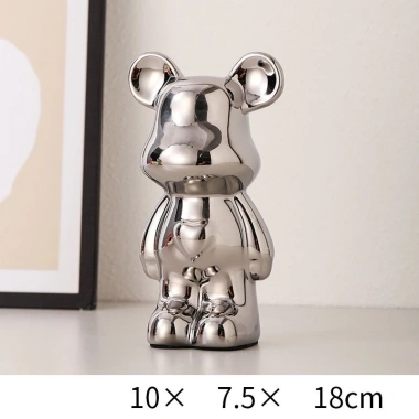 Tượng gấu sứ nhiều màu - Trang trí nhà cửa phong cách, giảm còn 80.000đ 9