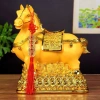 Tượng Mini Tô Màu Ngựa Vàng Bính Ngọ Size To – Tiết kiệm, kèm ống heo, mẫu mới hot, giá 39.000 VND