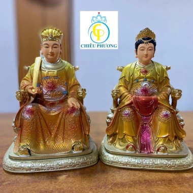 Tượng Ông Táo Bà Táo Poly cao cấp mẫu mới, thờ cúng nhà, giá ưu đãi 1.149.000₫