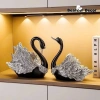 Tượng Thạch Cao Cặp Đôi Thiên Nga - Trang Trí Sang Trọng, Decor Bàn & Nhà 175.000₫