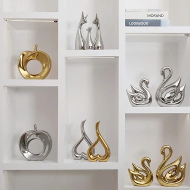 Tượng Trang Trí Nghệ Thuật Gốm Sứ - Decor Nhà Cửa, Phòng Khách, Giá Ưu Đãi 149.000đ 7