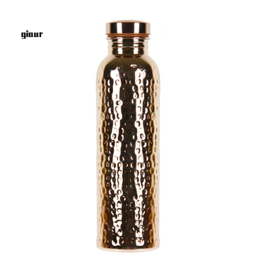 TY Chai Đồng Nguyên 800ml Chống Rò Rỉ - Thiết Kế Búa, Dùng cho Thể Thao & Gym 7
