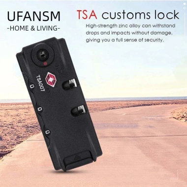 UFANSM Khóa 3 Chữ Số TSA ABS An Ninh Vali Hành Lý, Tủ Khóa Mã Hóa Du Lịch 79.420₫