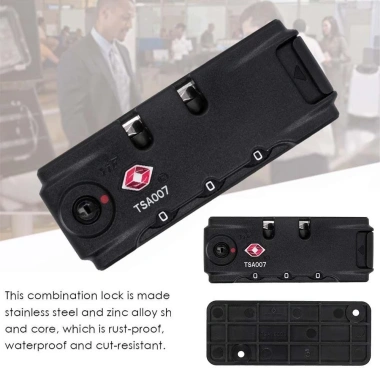 UFANSM Khóa 3 Chữ Số TSA ABS An Ninh Vali Hành Lý, Tủ Khóa Mã Hóa Du Lịch 79.420₫ 5