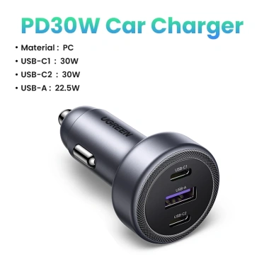 UGREEN Sạc Xe Hơi PD30W USB-C, Sạc Nhanh 30W cho iPhone 16 Pro Max – Giá 169.000₫