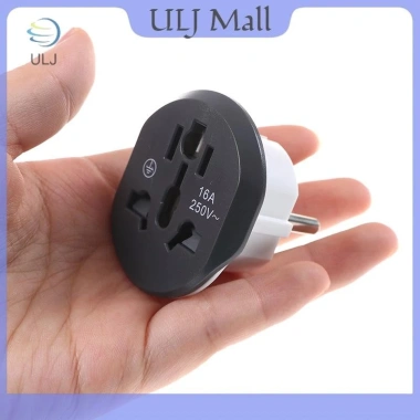 ULJ 16A Bộ chuyển đổi du lịch EU đa năng - Chuyển Euro UK US AU sang EU, ổ cắm AC, giá chỉ 42.130₫