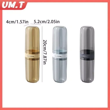 UM.T Hộp Bảo Quản Đa Năng Bàn Chải & Cốc Nước Súc Miệng Du Lịch Di Động Tiết Kiệm Không Gian 5