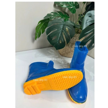 Ủng ngắn đi mưa size 38-43, đế cứng, thích hợp làm vườn & phượt - Giá chỉ 27.434₫