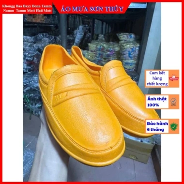 Ủng ngắn làm vườn size 36-43 Trường Thịnh đế vàng - Giá ưu đãi 26.000, thích hợp đi mưa, lao động, phượt, xây dựng 8