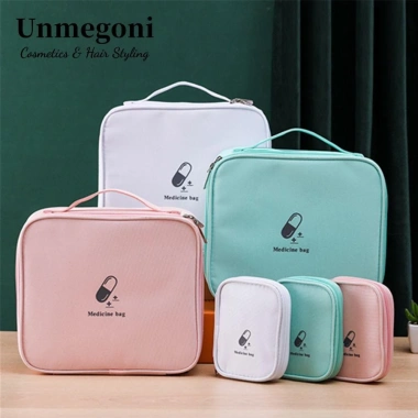 UNMEGONI Túi Y Tế Cắm Trại - Hộp Bảo Quản, Bộ Khẩn Cấp, Đựng Thuốc Di Động