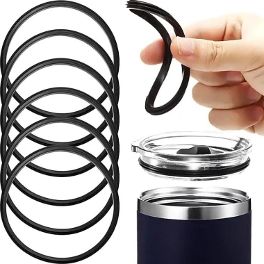 UPLACKEY Miếng Đệm Nắp Cốc & Vòng Đệm Chai Nước Silicon Chống Thấm 16oz-20oz Niêm Phong Tuyệt Đối Giá 31.900 6