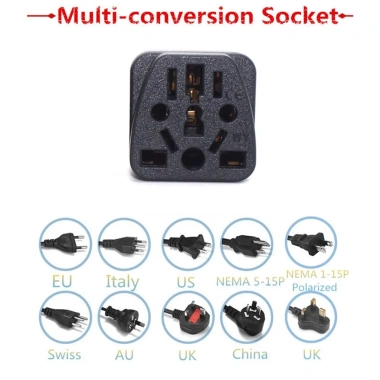 US JP Travel Adapter sang US 2 chân song phẳng 10A 250V Giá 49.514 VND