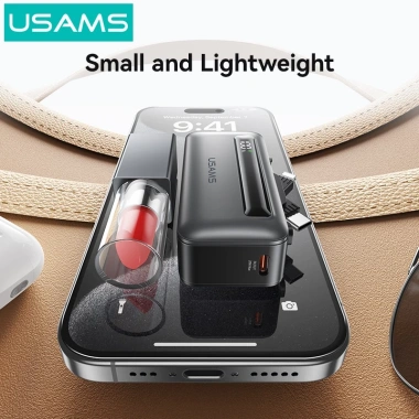 Usams 2in1 Mini Power Bank 4.500mAh – Sạc nhanh Type‑C & iP, Nhỏ Gọn, Giá 262.900₫ 3