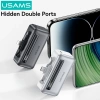 Usams 2in1 Mini Power Bank 4.500mAh – Sạc nhanh Type‑C & iP, Nhỏ Gọn, Giá 262.900₫ 5