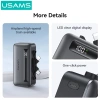Usams 2in1 Mini Power Bank 4.500mAh – Sạc nhanh Type‑C & iP, Nhỏ Gọn, Giá 262.900₫ 6