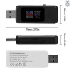 USB Tester KEWEISI KWS-MX18 MX18L - Đo dòng điện & điện áp, màn hình màu, sạc pin 139.000₫ 6