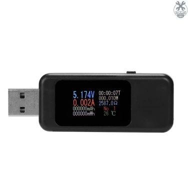 USB Tester KEWEISI KWS-MX18 MX18L - Đo dòng điện & điện áp, màn hình màu, sạc pin 139.000₫