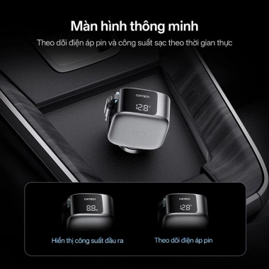 Ưu Đãi Khai Trương CUKTECH Sạc Xe Hơi Nhanh 100W Cáp Rút 70cm Hỗ Trợ Xiaomi 90W & Laptop 65W - 569.000 VND 9
