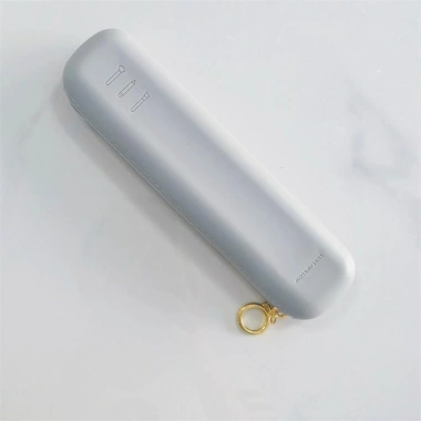 UUMIR Túi đựng cọ trang điểm silicon dung tích lớn, dây kéo tiện lợi, bảo quản an toàn