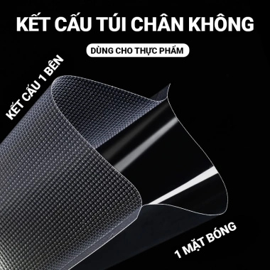 UUOY Túi hút chân không thực phẩm 1 mặt nhám - Đóng kín, bảo quản lâu, chỉ 35.000đ