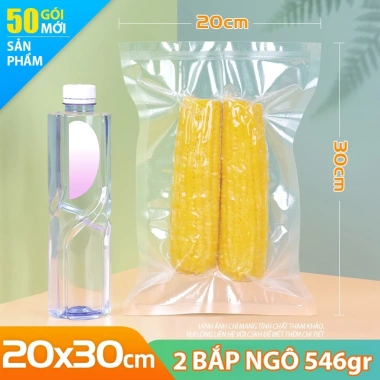 UUOY Túi hút chân không thực phẩm 1 mặt nhám - Đóng kín, bảo quản lâu, chỉ 35.000đ