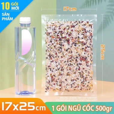 UUOY Túi hút chân không thực phẩm 1 mặt nhám - Đóng kín, bảo quản lâu, chỉ 35.000đ