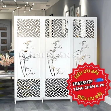 Vách ngăn cây trúc ngăn chia phòng hiện đại - Tặng chân, giảm giá 270.000đ (giá gốc 324.000đ)