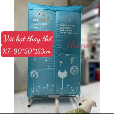 Vải bạt tủ sấy quần áo 90x50x153cm - Giá ưu đãi 244.999, không kèm khung/củ máy