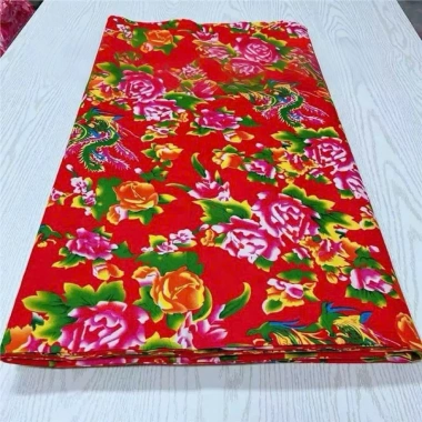 Vải Con Công Nhung Đỏ Trang Trí Tết, Lễ Hội, Trung Thu – Giá chỉ 60.600₫, giảm ngay 5