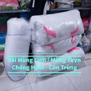 Vải May Mùng 1m9 Đẹp Chống Muỗi Côn Trùng - Giá ưu đãi 31.000 dong (giá gốc 37.820)