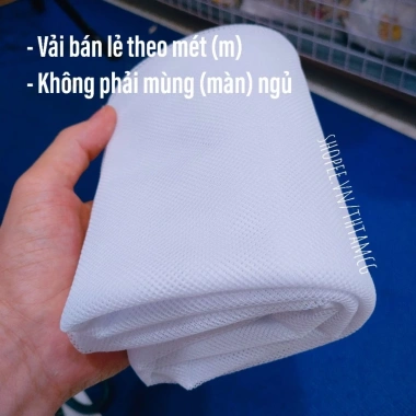 Vải May Mùng 1m9 Đẹp Chống Muỗi Côn Trùng - Giá ưu đãi 31.000 dong (giá gốc 37.820)