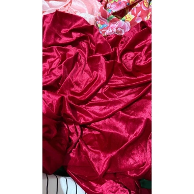 Vải Nhung 1m Decor Lễ Tết Khổ m6 - Làm Nơ và Phông Trang Trí Giá 49.000đ