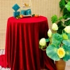Vải nhung tuyết decor Tết Noel Trung Thu - Phông rạp đám cưới, giảm còn 89.000đ 7