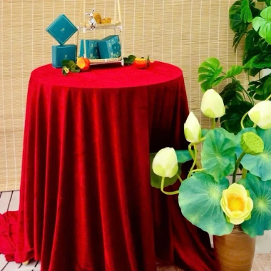 Vải nhung tuyết decor Tết Noel Trung Thu - Phông rạp đám cưới, giảm còn 89.000đ 7