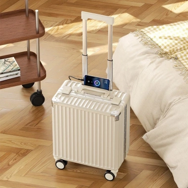 Vali 18 inch xách tay nhẹ, khung nhôm, khóa mật khẩu, lỗ sạc USB, chỗ để ly - Siêu bền, giảm giá tới 19% 4 Vali 18 inch xách tay nhẹ, khung nhôm, khóa mật khẩu, lỗ sạc USB, chỗ để ly - Siêu bền, giảm giá tới 19% 4