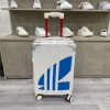 Vali Adidas chính hãng màu trắng, sticker xanh dương size 20 cabin - giảm giá 1.999.000 VND 2