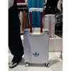 Vali Adidas chính hãng màu trắng, sticker xanh dương size 20 cabin - giảm giá 1.999.000 VND 3