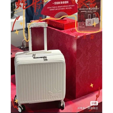 Vali ADIDAS Season 2.025 Ticker tự dán trắng size 20, ngăn laptop, cabin 2.19 triệu 8