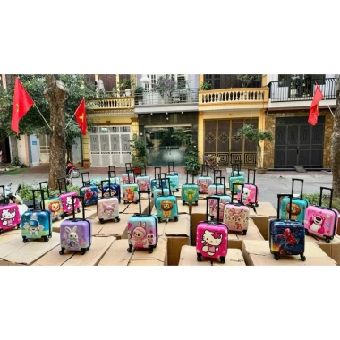 Vali Capybara bé loại 1 - mẫu Labubu, Melody, Cinamon, Gấu Dâu, Doraemon, Siêu Nhân Nhện, Dino, Kuromi - 285.000 VND