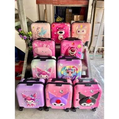 Vali Capybara bé loại 1 - mẫu Labubu, Melody, Cinamon, Gấu Dâu, Doraemon, Siêu Nhân Nhện, Dino, Kuromi - 285.000 VND