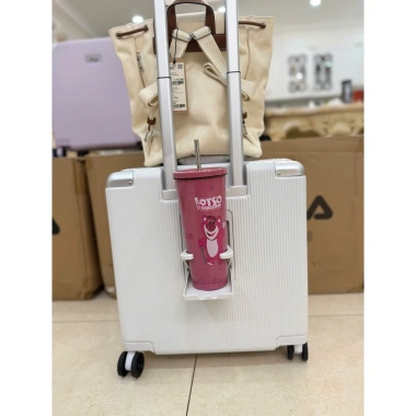 Vali Chính Hãng FILA Size 22 Cabin - Trắng/Hồng/Đen, Giá Giảm 2.5 Triệu