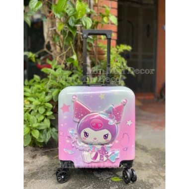 Vali cho bé 18inch Gấu Dâu Du lịch Xách Tay Máy Bay Kuromi Labubu Doremon Cappybara Giá 255.000đ
