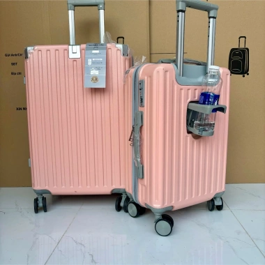 Vali Dẻo ABS+PC Chống Nước, Va Đập Mạnh, Kèm Khay Cốc Nước + Túi Đựng Giày - 329.000₫